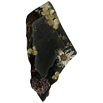 Подставка под благовония из эпоксидной смолы с цветами черная Epoxy Resin Flowers Incense Stand Black варинант исполнения - 1 | Loft Concept в Костроме