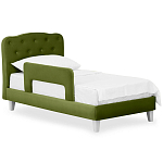 Кровать с мягким изголовьем Luna Palmer Bed варинант исполнения - 2 | Loft Concept в Костроме