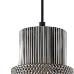 Подвесной светильник со стеклянным рифленым плафоном цилиндрической формы Eliara 13 варинант исполнения - 12 | Loft Concept в Костроме
