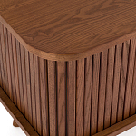 ТВ-тумба с двумя раздвижными дверцами Toinette Brown TV Stand варинант исполнения - 4 | Loft Concept в Костроме