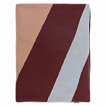 Плед из хлопка с геометрическим рисунком Elan Stripe Addison варинант исполнения - 5 | Loft Concept в Костроме