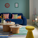 Настенное зеркало в зеленой раме Nya Green Mirror варинант исполнения - 5 | Loft Concept в Костроме