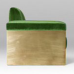 Эксклюзивный Диван в стиле Арт-деко Phoenix с элегантными латунными элементами  варинант исполнения - 2 | Loft Concept в Костроме