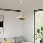 Подвесной вязаный бежевый светильник «Звезда Востока 01» варинант исполнения - 2 | Loft Concept в Костроме