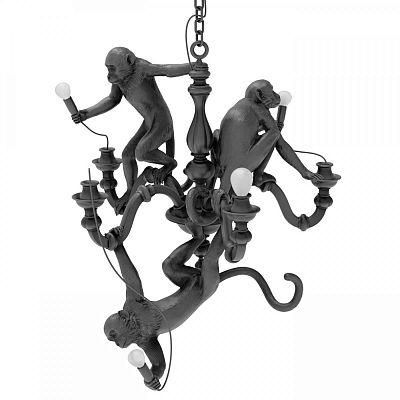Люстра Seletti Monkey Chandelier Black Люстра Seletti Monkey Chandelier Black