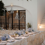 Подвесной светильник стеклянный в виде канделябра Curved Glass Chandelier варинант исполнения - 7 | Loft Concept в Костроме