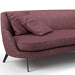 Мебельная ткань Шенилл фиолетовый цвет 138 см T4-25 варинант исполнения - 4 | Loft Concept в Костроме