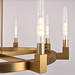 Люстра CANELLE Round Chandelier 8 Modern Brass варинант исполнения - 1 | Loft Concept в Костроме