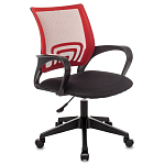 Офисное кресло с основанием из черного пластика Desk chairs Red варинант исполнения - 1 | Loft Concept в Костроме