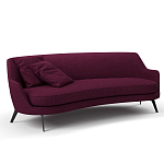 Мебельная ткань Шенилл фиолетовый цвет 138 см T4-27 варинант исполнения - 6 | Loft Concept в Костроме