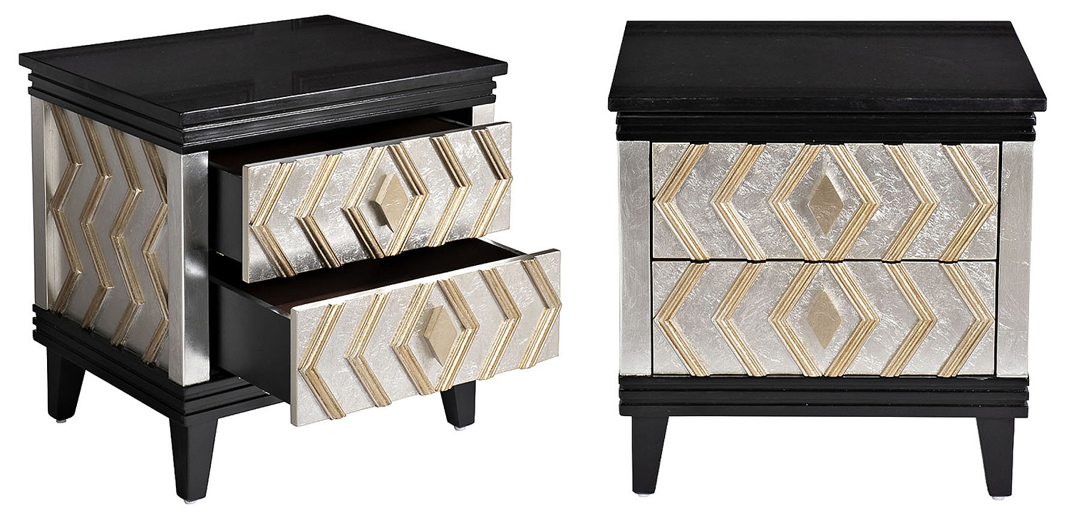 Тумба с каменной столешницей Birgit Nightstand Тумба с каменной столешницей Birgit Nightstand - Loft-Concept в Костроме