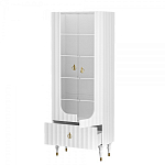 Витрина белая двухдверная с ящиком Expanses of Beauty варинант исполнения - 2 | Loft Concept в Костроме