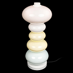 Настольная лампа из стеклянных сфер в пастельных тонах Высота 48 см Pastel Lunaria варинант исполнения - 3 | Loft Concept в Костроме