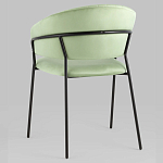 Стул в велюре фисташкового цвета Horizon варинант исполнения - 5 | Loft Concept в Костроме