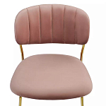 Стул Singer Chair без подлокотников Розовый Велюр варинант исполнения - 5 | Loft Concept в Костроме