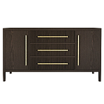 Буфет Primo с тремя ящиками и двумя фасадами Темный орех варинант исполнения - 9 | Loft Concept в Костроме