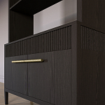 Стеллаж Primo с ящиками Темный орех варинант исполнения - 4 | Loft Concept в Костроме