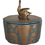 Фарфоровая шкатулка Swan Lake варинант исполнения - 2 | Loft Concept в Костроме