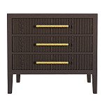 Тумба Primo  с тремя ящиками шпон темный орех варинант исполнения - 1 | Loft Concept в Костроме