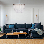 Бра с круглым основанием и длинными прозрачныи стеклянными трубками Nembus варинант исполнения - 8 | Loft Concept в Костроме