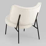 Мини-кресло District Lounge букле белый варинант исполнения - 3 | Loft Concept в Костроме