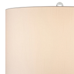 Настольная лампа стеклянная с тканевым абажуром Edges варинант исполнения - 2 | Loft Concept в Костроме