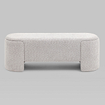 Банкетка Taks букле светло-серый варинант исполнения - 4 | Loft Concept в Костроме