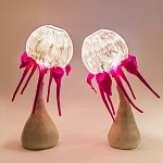 Торшер фуксия «Цветы из снов»  варинант исполнения - 3 | Loft Concept в Костроме