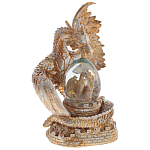Декоративная статуэтка Дракон Dragon Guarding a Glass Egg Copper варинант исполнения - 1 | Loft Concept в Костроме