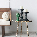 Статуэтка в виде артишока из зелёной керамики с глянцевыми лепестками Artichoke Decor  варинант исполнения - 5 | Loft Concept в Костроме