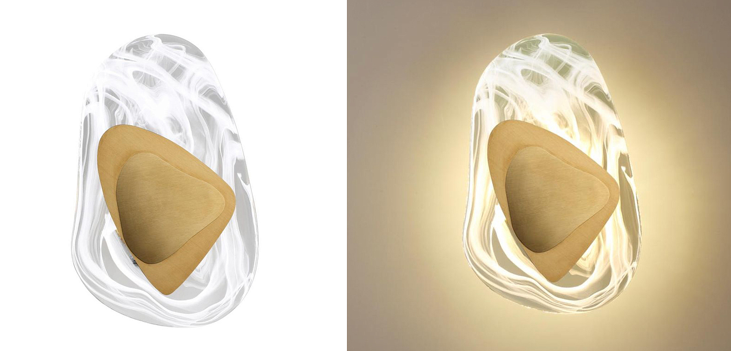 Бра Transparent Pebbles Sconces Antique Bronze Бра Transparent Pebbles Sconces Antique Bronze - Loft-Concept в Костроме