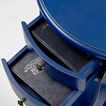 Синяя тумба на фигурных ножках Shelby варинант исполнения - 7 | Loft Concept в Костроме