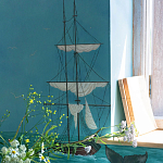 Обои ручная роспись Nantucket Crossing Brandt colourway on scenic paper варинант исполнения - 5 | Loft Concept в Костроме