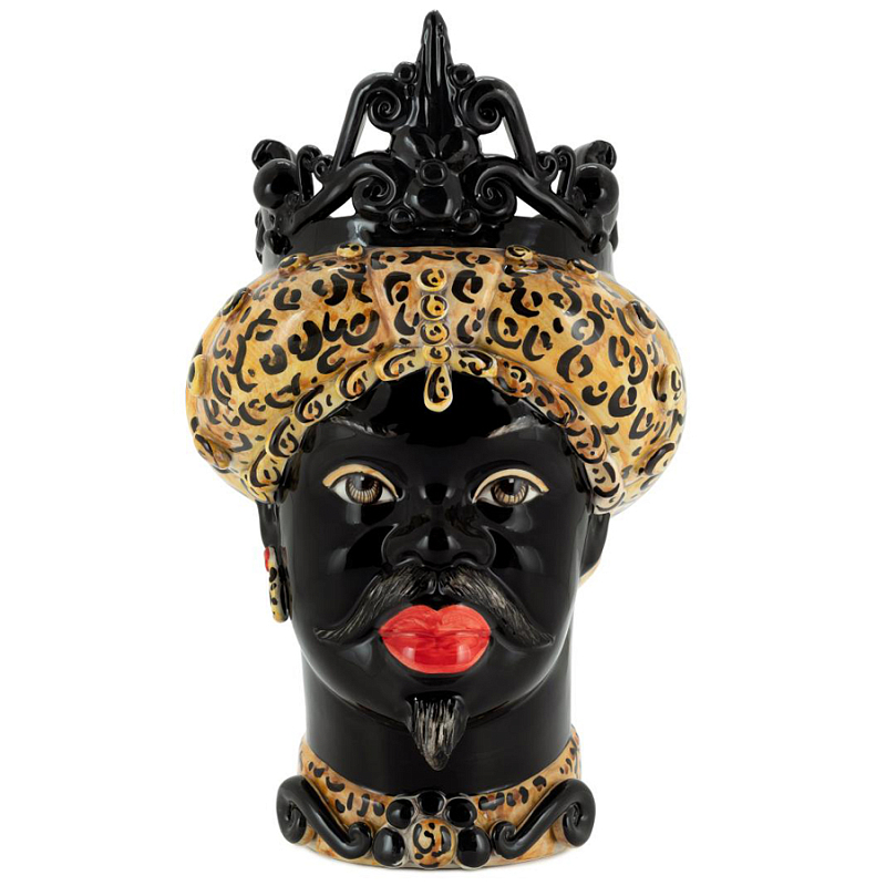 Ваза Abhika VASE MORO MAN MEDIUM Коричневый Ваза Abhika VASE MORO MAN MEDIUM Коричневый в Костроме | Loft Concept
