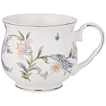 Кружка из фарфора с цветочным принтом 480 мл Tea Flower Set варинант исполнения - 1 | Loft Concept в Костроме