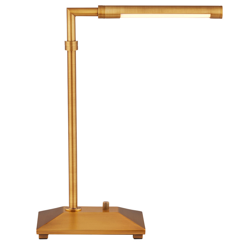 Настольная лампа светодиодная поворотная Agile Floor Lamp Латунь Темная бронза Настольная лампа светодиодная поворотная Agile Floor Lamp Латунь Темная бронза в Костроме | Loft Concept