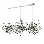 Люстра подвесная из трех частей с металлическими круглыми элементами Terzani Argent варинант исполнения - 6 | Loft Concept в Костроме