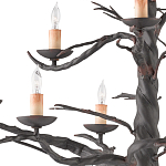 Люстра черная в виде ствола дерева Branched Tree варинант исполнения - 1 | Loft Concept в Костроме