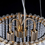 Люстра с подвесными рифлеными стеклянными трубками Nembus варинант исполнения - 18 | Loft Concept в Костроме