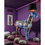 Большой Торшер Лошадь с ручной авторской росписью Feral Stallion варинант исполнения - 1 | Loft Concept в Костроме