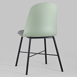 Стул из прочного пластика на металлическом основании Anora Green  варинант исполнения - 5 | Loft Concept в Костроме