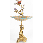 Фарфоровая чаша Фонтан птиц Verena варинант исполнения - 3 | Loft Concept в Костроме