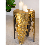 Столик дизайнерский Copper streaks варинант исполнения - 6 | Loft Concept в Костроме