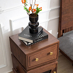 Тумбочка прикроватная с ящиком и дверцей Робот Robot Desk варинант исполнения - 5 | Loft Concept в Костроме