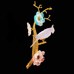 Бра с цветочным декором и птичкой Miscellaneous herbs варинант исполнения - 2 | Loft Concept в Костроме