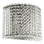 Бра с хрустальными подвесками хром Crystal Art Chrome Wall Lamp варинант исполнения - 1 | Loft Concept в Костроме