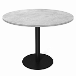 Стол обеденный с круглой светло-серой столешницей Harris Collection варинант исполнения - 1 | Loft Concept в Костроме