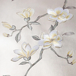 Обои Magnolia Canopy Colourway SC-288 on Natural Mica metallic silk варинант исполнения - 1 | Loft Concept в Костроме