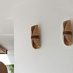 Бра плетеное из ротанга Chainmail варинант исполнения - 4 | Loft Concept в Костроме