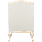 Кресло из массива бука серое с растительным орнаментом Raffael Floral Grey Armchair варинант исполнения - 2 | Loft Concept в Костроме